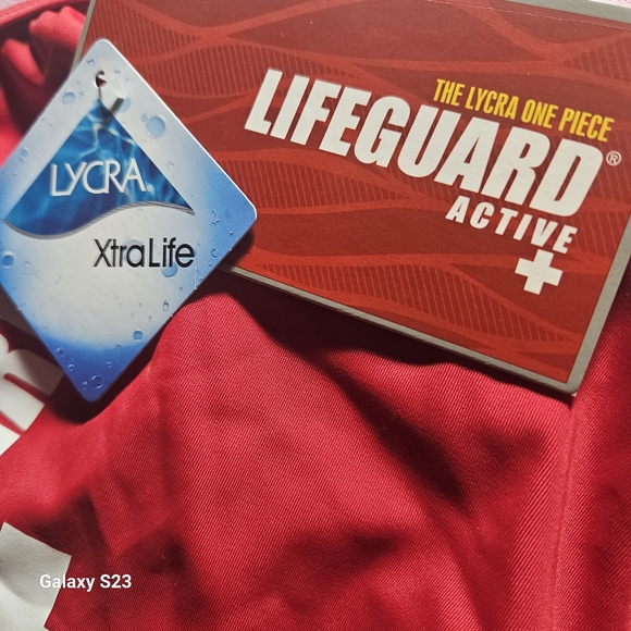 Lycra Lifeguard Swimwear One Piece Swimming Suit, Elastic Comfort US28 - Picture 6 of 6